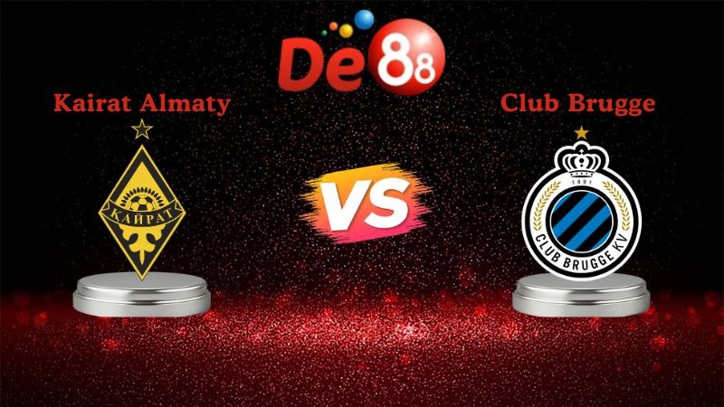 DE88 Soi kèo Kairat Almaty vs Club Brugge 22h30 ngày 20/01/2026 - Champions League